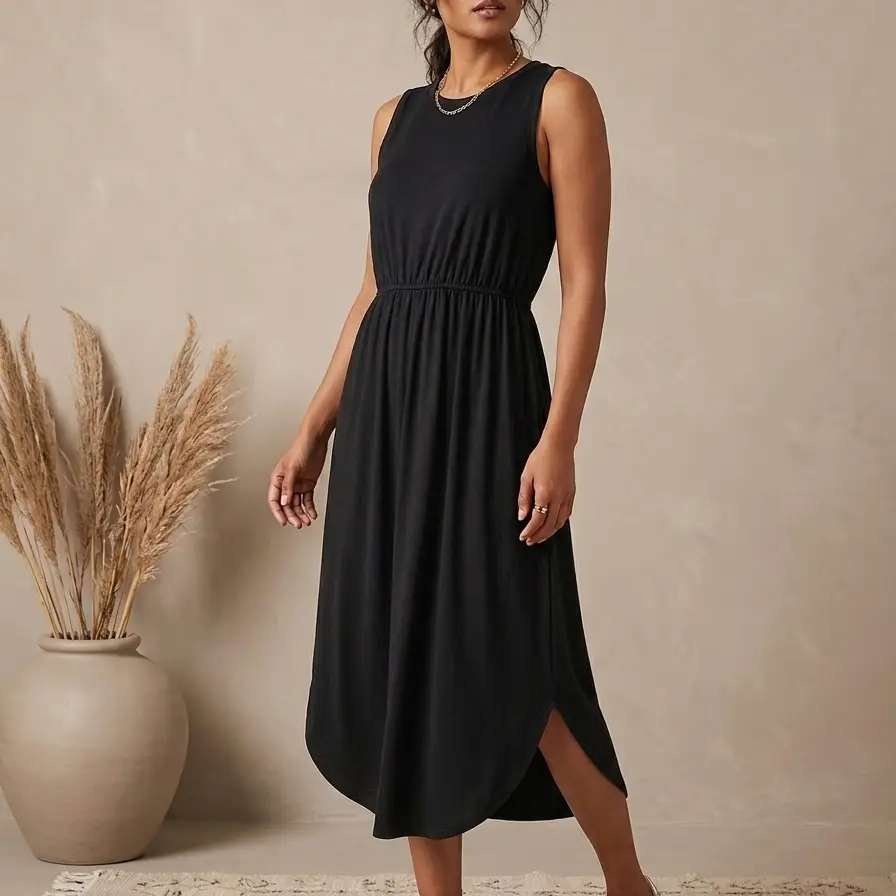 Vestido Midi Playero "Live Life" - Talla L's photo #1
