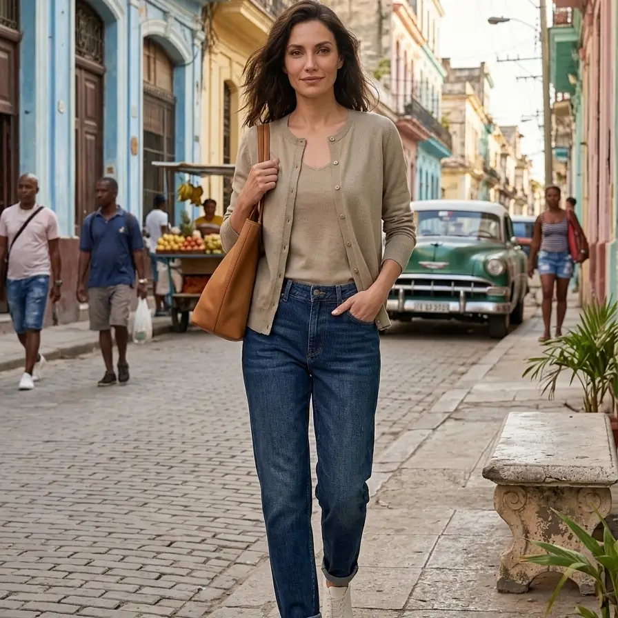 Cárdigan Clásico GRACE KARIN - Elegancia Versátil Talla XL's photo #1