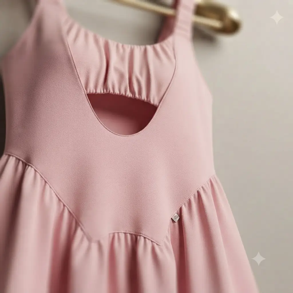 Vestido Deportivo "Court Ready" - Estilo y Rendimiento en Rosa Pastel Talla M's photo #1