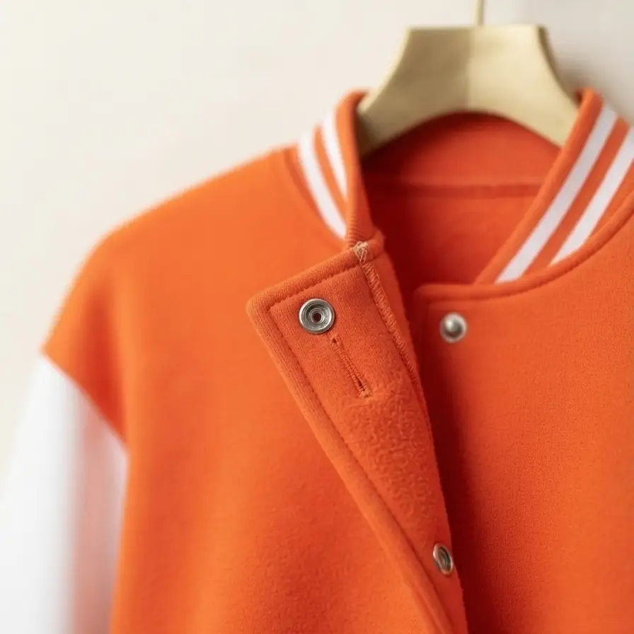 Conjunto Varsity Chic "Orange Vibes" – Estilo Universitario Talla S's photo #1
