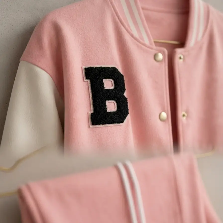 Conjunto Varsity "Pink B Spirit" – Estilo College Retro Talla S's photo #1