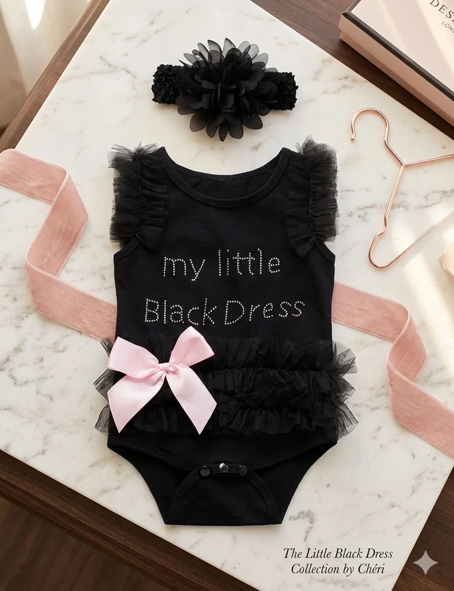 Conjunto "My Little Black Dress": Body con Tutú y Vincha a Juego's foto | Luni Shop |  BizneCubano
