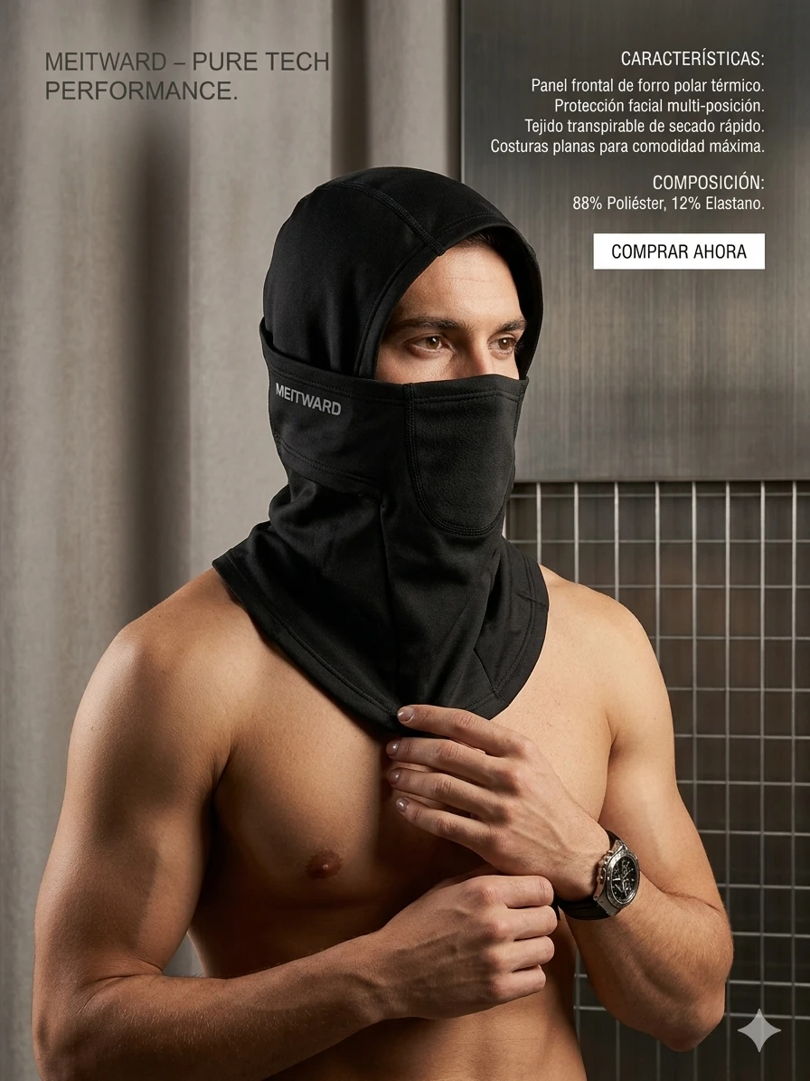 Balaclava Térmica MEITWARD – Pure Tech Performance's foto | Luni Shop |  BizneCubano