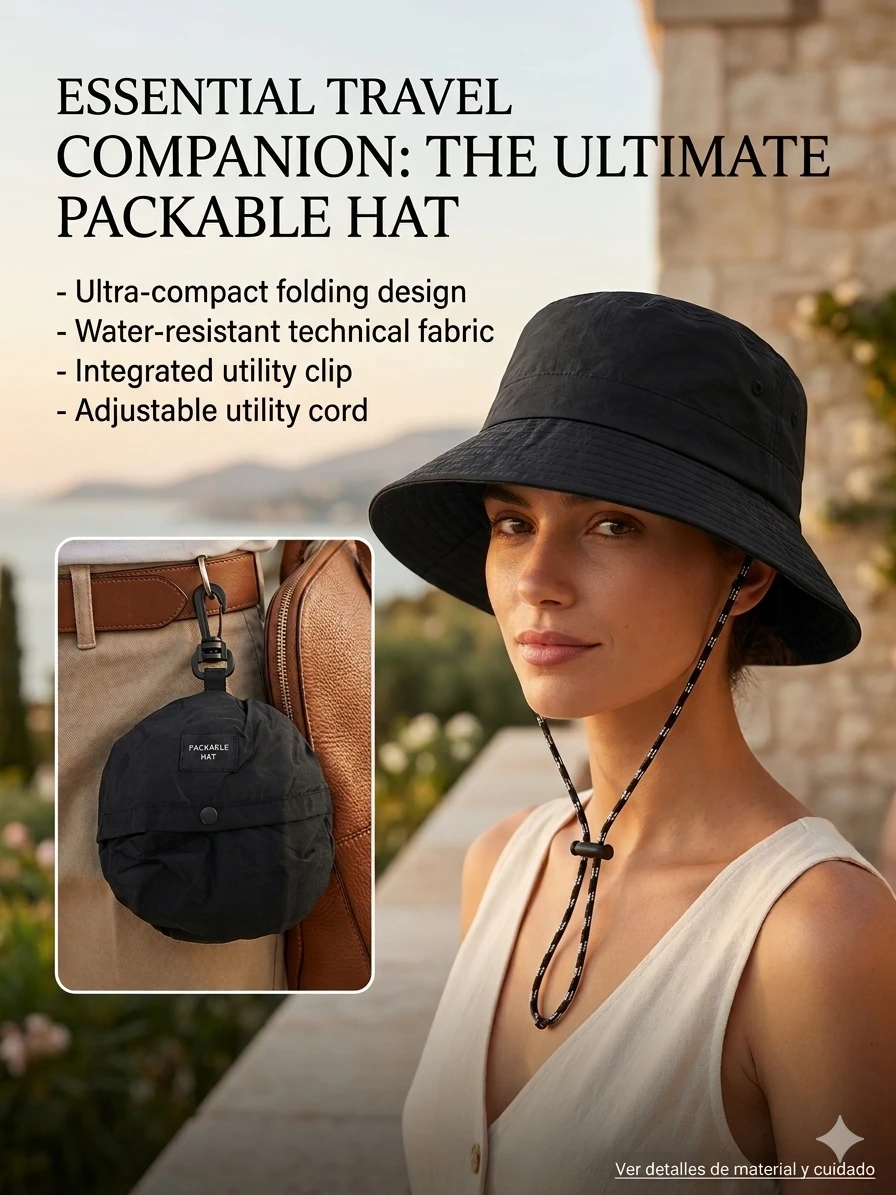 Sombrero Bucket Plegable "The Ultimate" – Tu Compañero de Viaje Esencial's foto | Luni Shop |  BizneCubano