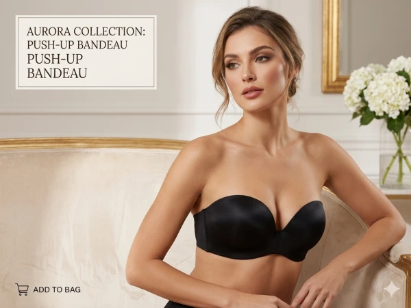 Sujetador Push-Up Bandeau - Aurora Collection 32B's foto | Luni Shop |  BizneCubano