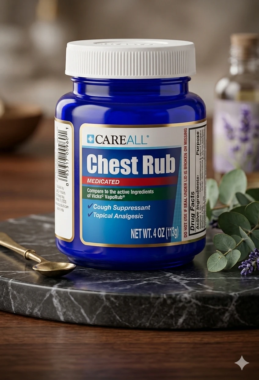 CareAll® Medicated Chest Rub – Alivio Rápido para la Tos y el Dolor's foto | Luni Shop |  BizneCubano